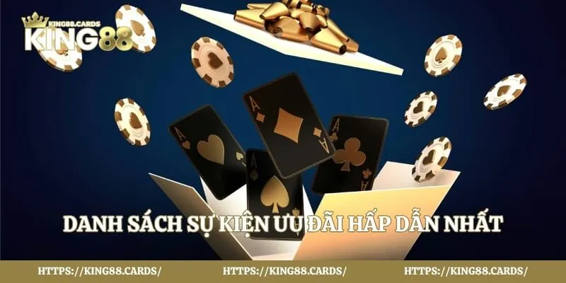 Danh sách sự kiện ưu đãi hấp dẫn nhất
