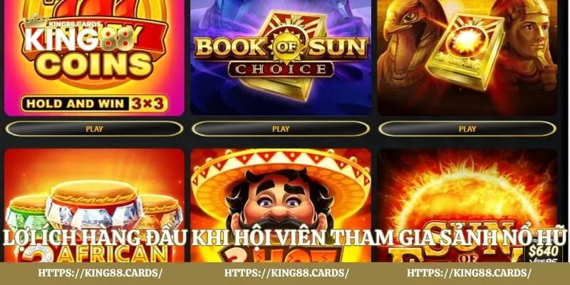 Lợi ích hàng đầu khi hội viên tham gia sảnh nổ hũ